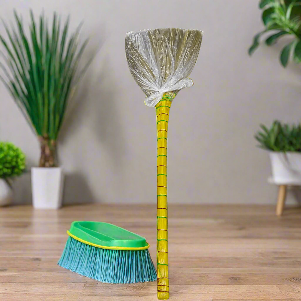 Plastic Broom – Lightweight & Durable for Home Cleaning