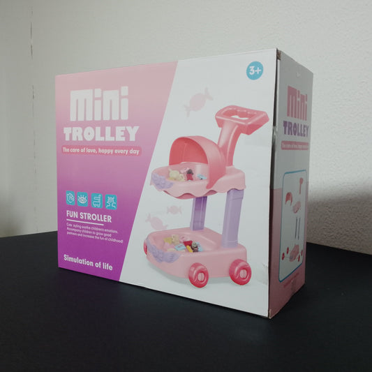 Mini Trolley Toy for Kids (Fun Stroller for Pretend Play, Ages 3+)