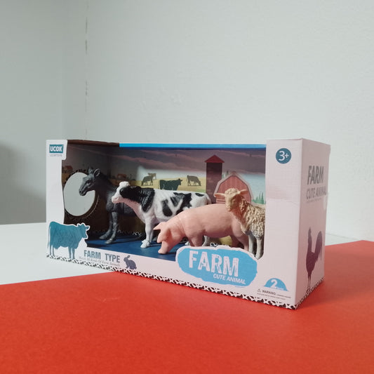 Farm Animal Playset – Realistic Farm Animal Figurines for Kids