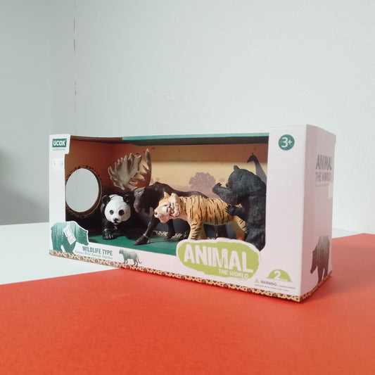 Wild Animal Playset – Realistic Wildlife Figurines for Kids