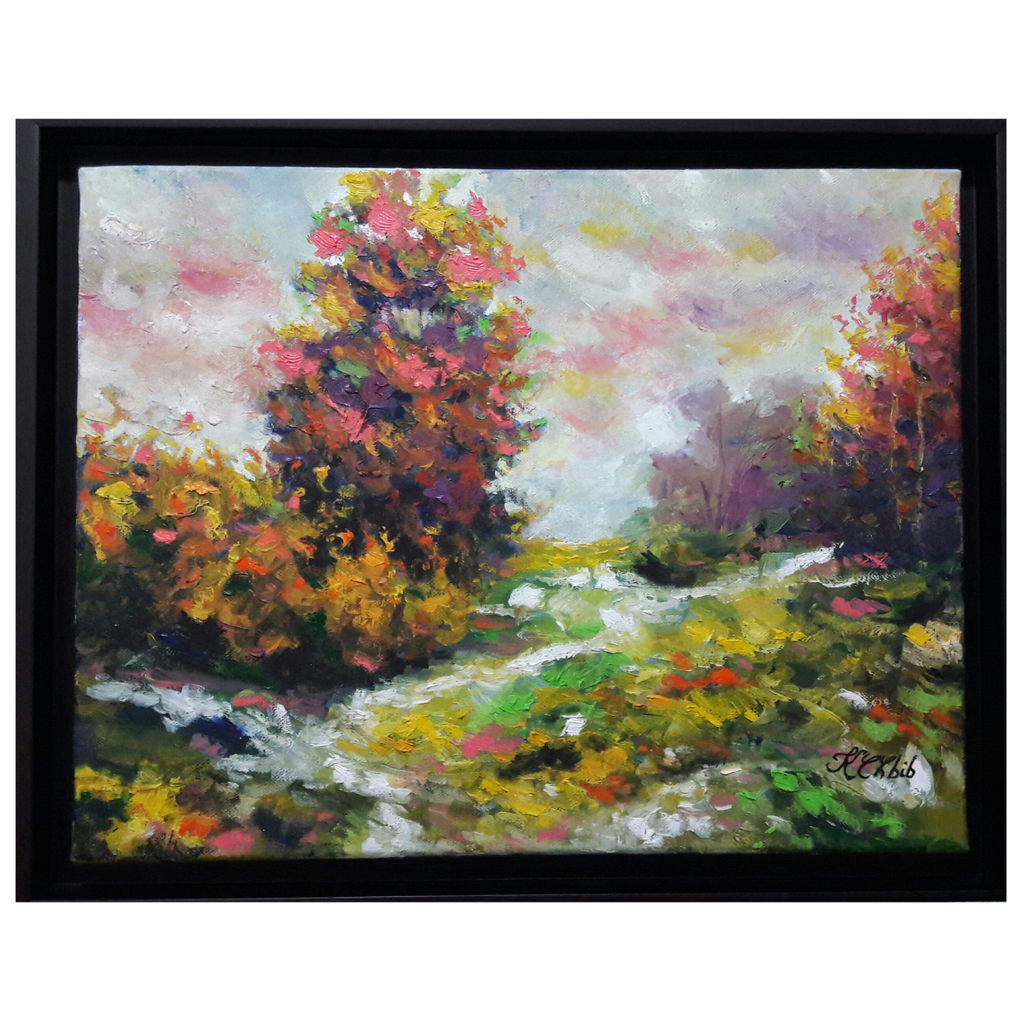 Hand-Painted Oil Landscape Art – 50x40 CM on Canvas