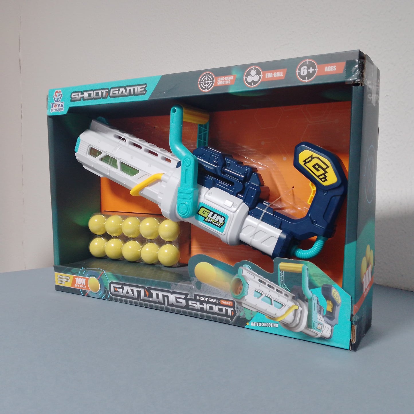 Gatling Shoot Foam Blaster Toy