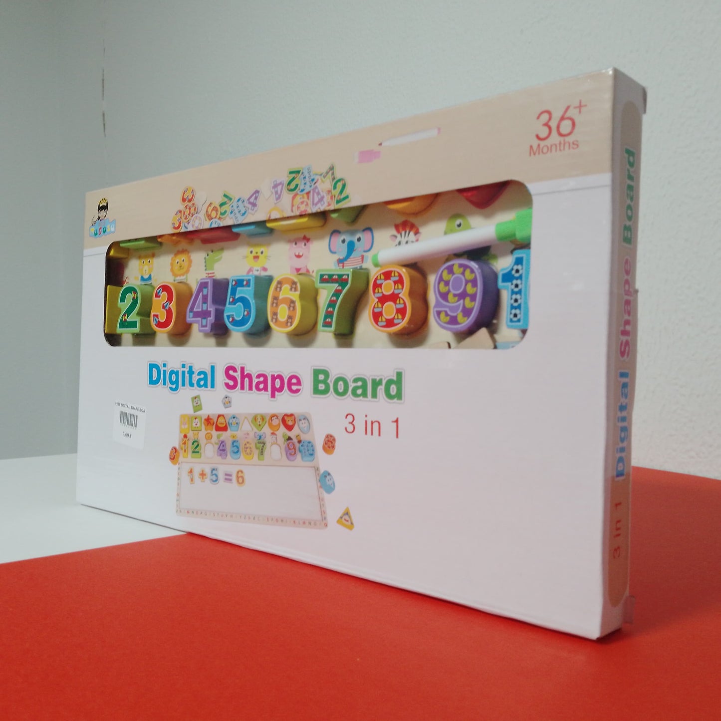 Digital Shape Board 3-in-1 Educational Toy