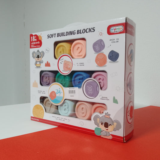 Soft Building Blocks for Toddlers - Fun and Educational Toy Set