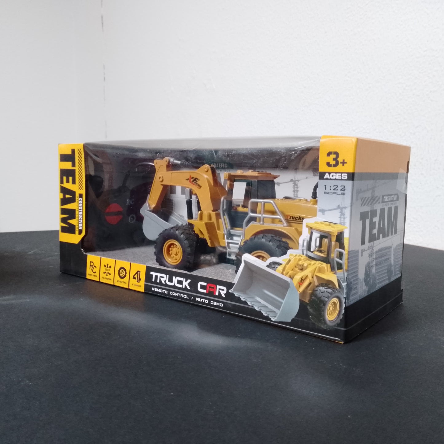 Remote Control Construction Vehicle Set - Excavator and Loader