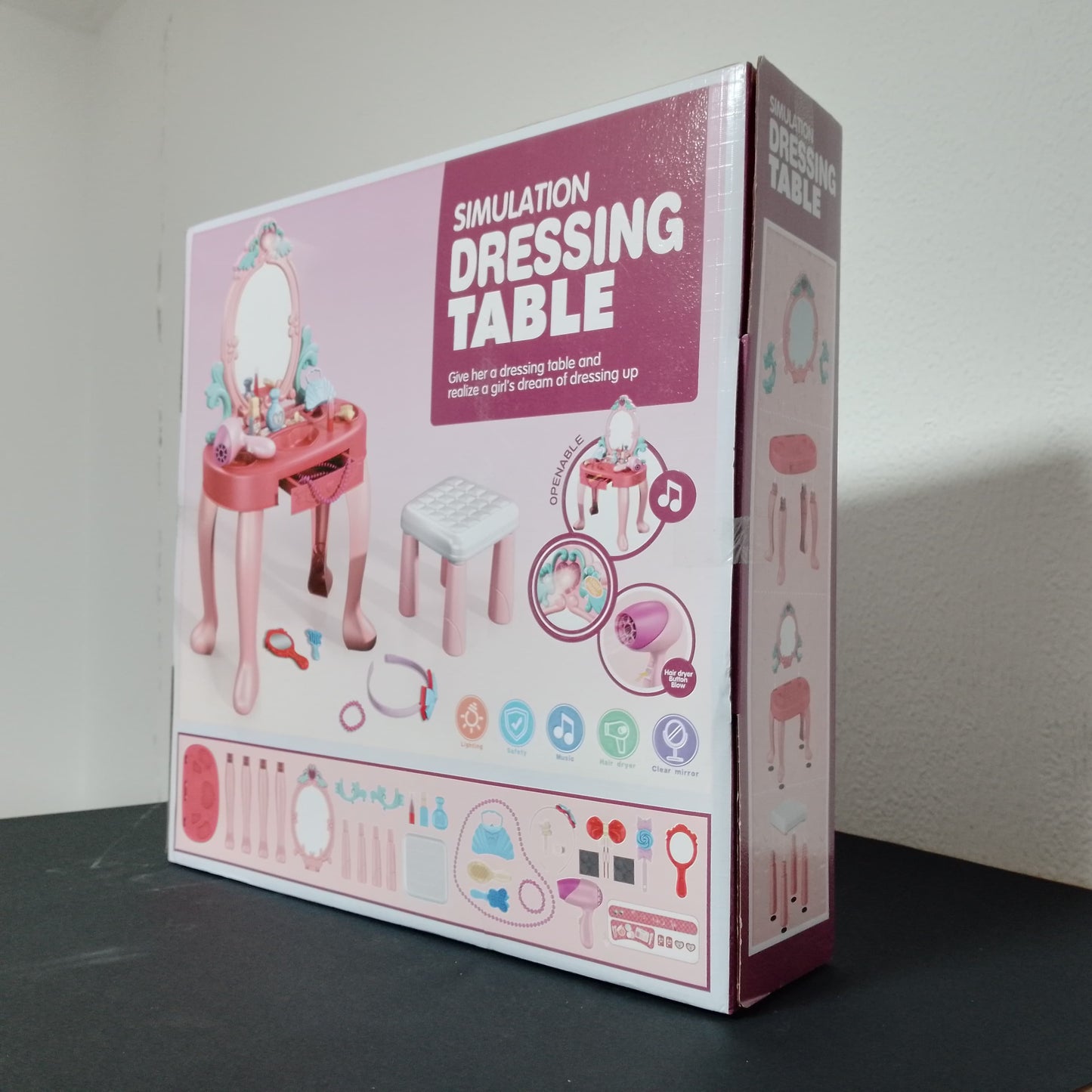 Simulation Dressing Table - Kids Beauty Play Set