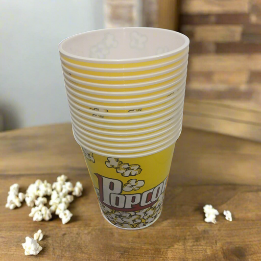 Reusable Popcorn Bucket | Classic Cinema Style | Durable & BPA-Free