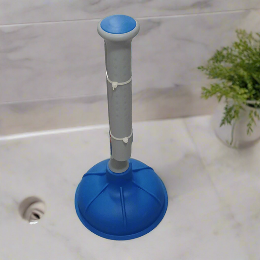 Heavy-Duty Toilet Plunger with Ergonomic Handle – Strong Suction for Clog Removal