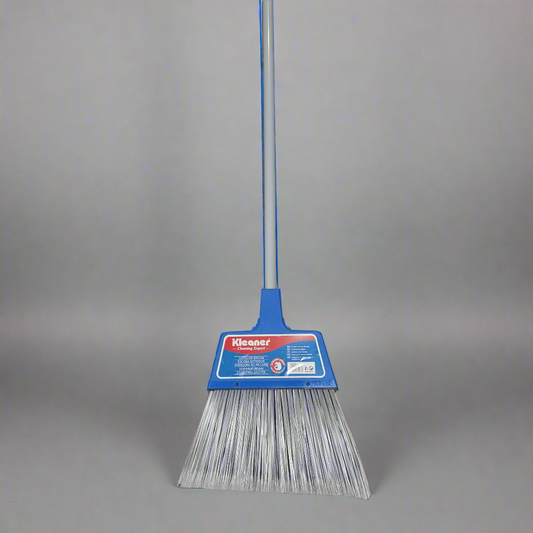 Wide-Angle Broom with Long Handle – Heavy-Duty Sweeping for Indoor & Outdoor Use