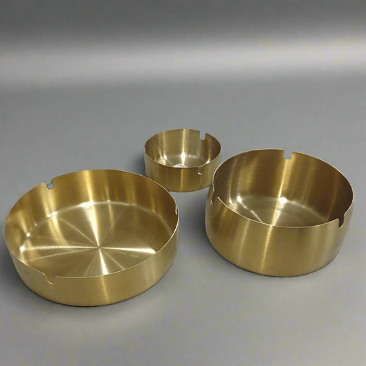 Brass Ashtray Set – Elegant and Durable for Smoking Areas (3 Variants)