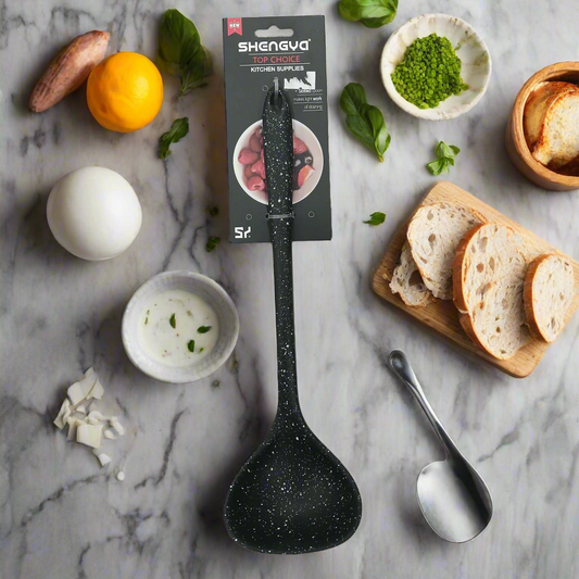 Silicone Ladle – Heat-Resistant, Non-Stick Soup Ladle for Cooking and Serving