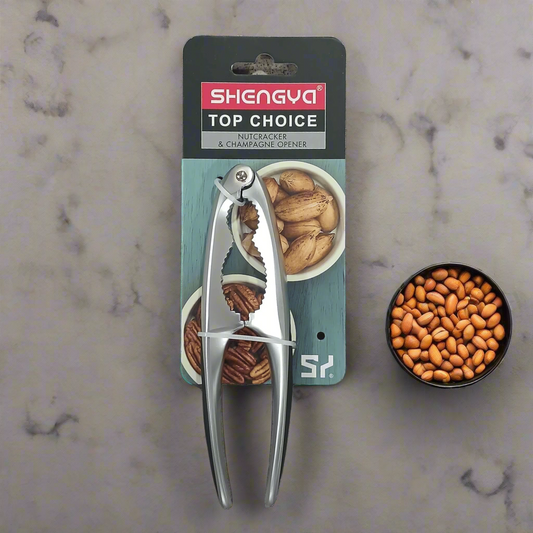 Nutcracker Tool – Stainless Steel for Cracking Nuts and Shells