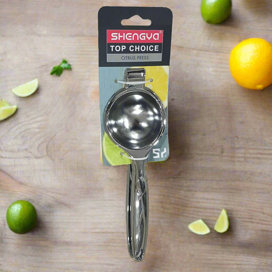 Citrus Press – Stainless Steel Manual Juicer for Lemons, Limes, and Oranges