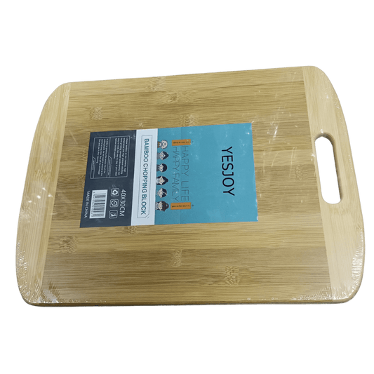 Bamboo Chopping Block – Eco-Friendly Kitchen Essential (40x30cm)