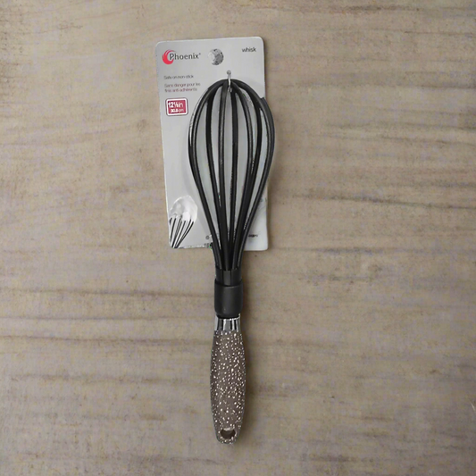 Stainless Steel Whisk with Non-Slip Handle – Perfect for Mixing, Beating, and Whisking