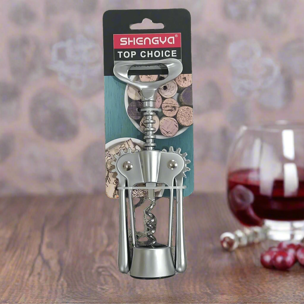 Stainless Steel Corkscrew – Durable, Easy-to-Use Wine Opener