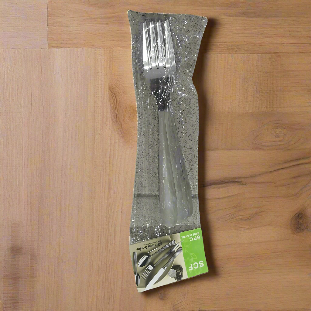 Large Stainless Steel Fork – Elegant Design & Durable Construction 6 pcs