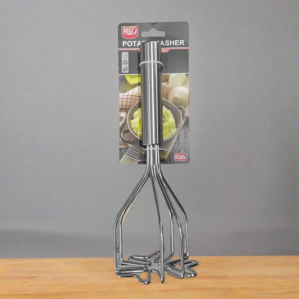 Premium Stainless Steel Potato Masher – Durable, Ergonomic & High-Quality