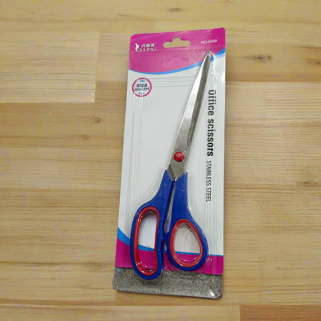 Qumi Stainless Steel Office Scissors – High-Quality, Durable & Comfortable