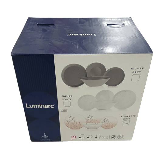 Luminarc Ingmar Dinnerware Set – Elegant & Durable Plates -