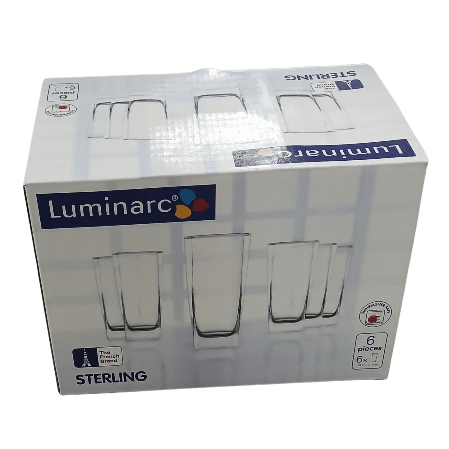 Luminarc Sterling 6-Piece Glass Set – Premium Quality & Elegant Design