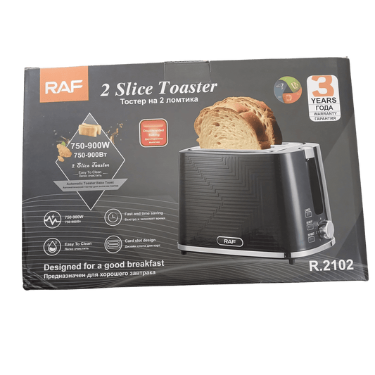 RAF 2 Slice Toaster – Fast & Efficient Breakfast Maker