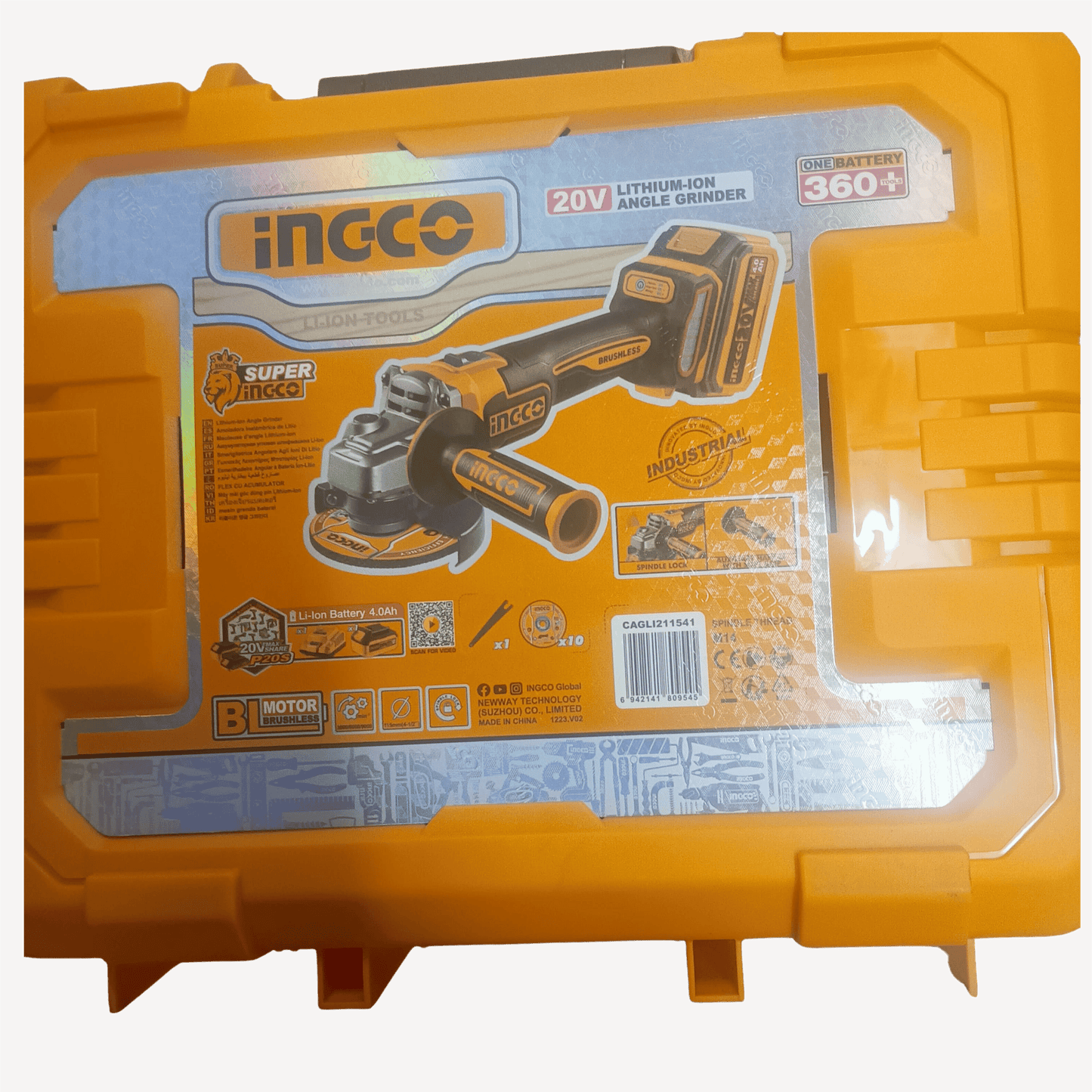 INGCO 20V Lithium Ion Angle Grinder – Powerful and Efficient Cutting Tool