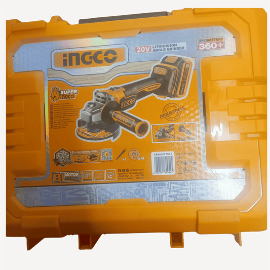 INGCO 20V Lithium Ion Angle Grinder – Powerful and Efficient Cutting Tool