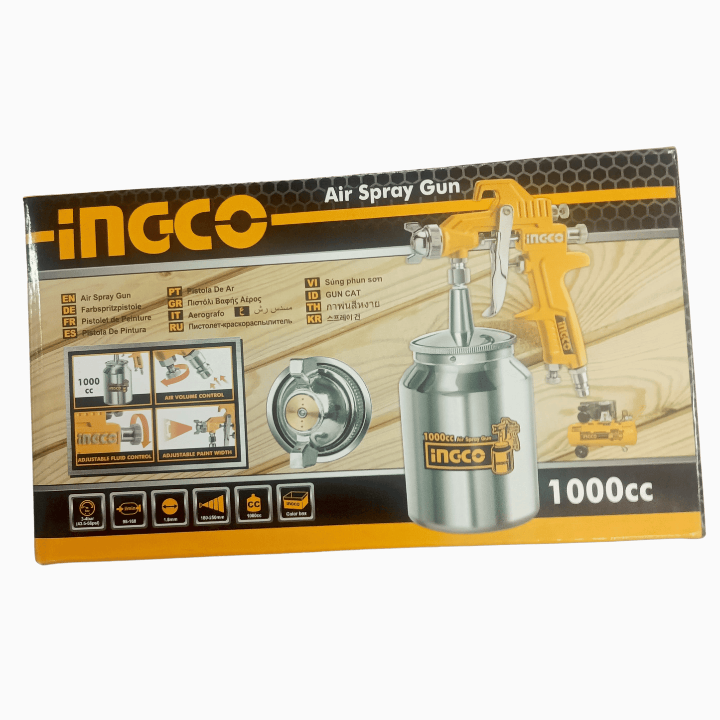 INGCO Air Spray Gun 1000cc