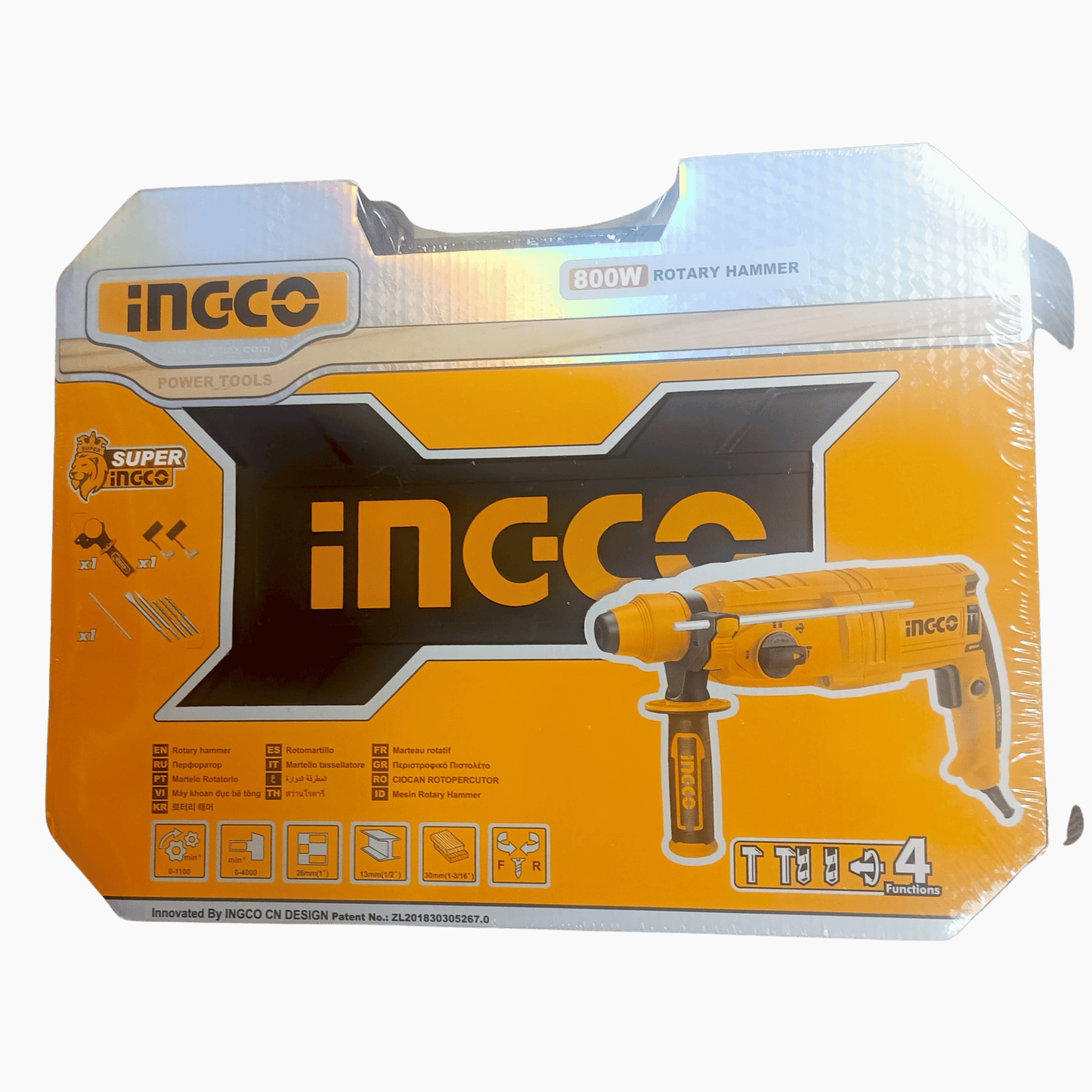 INGCO Rotary Hammer Drill 800W