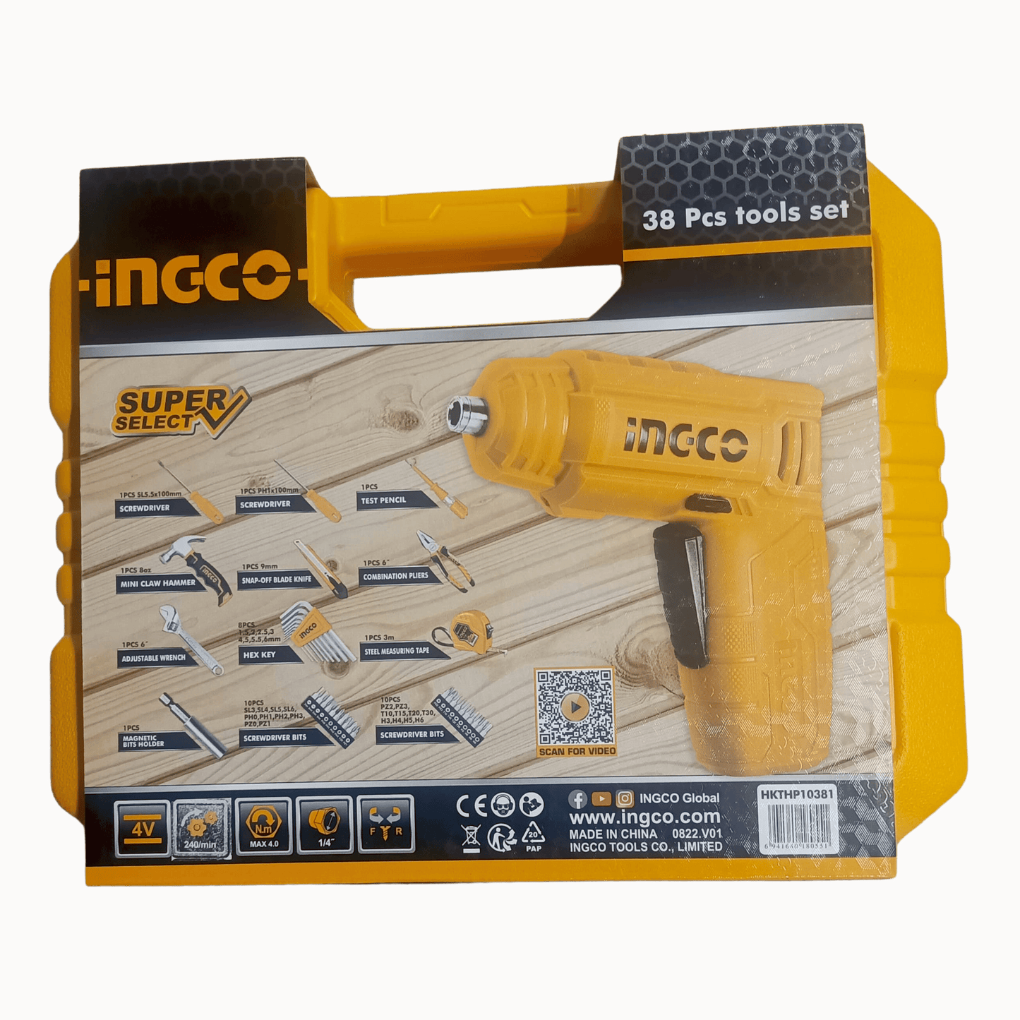 INGCO 38-Piece Tool Set