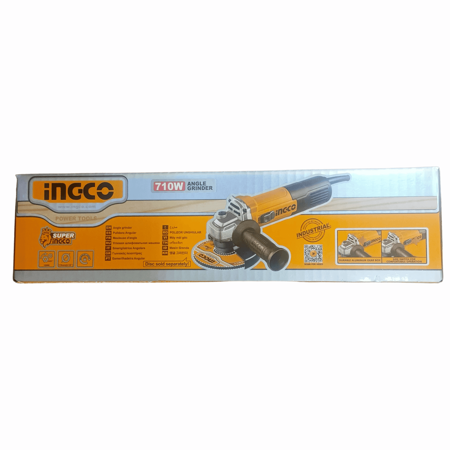 INGCO 710W Angle Grinder