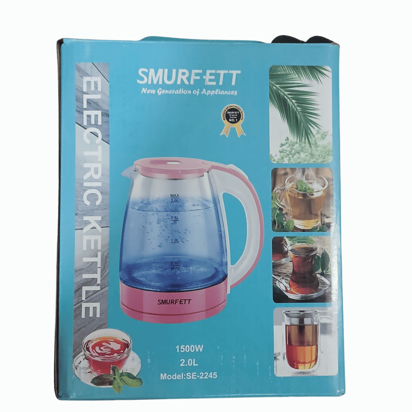 Smurfit Electric Kettle 2L 1500W