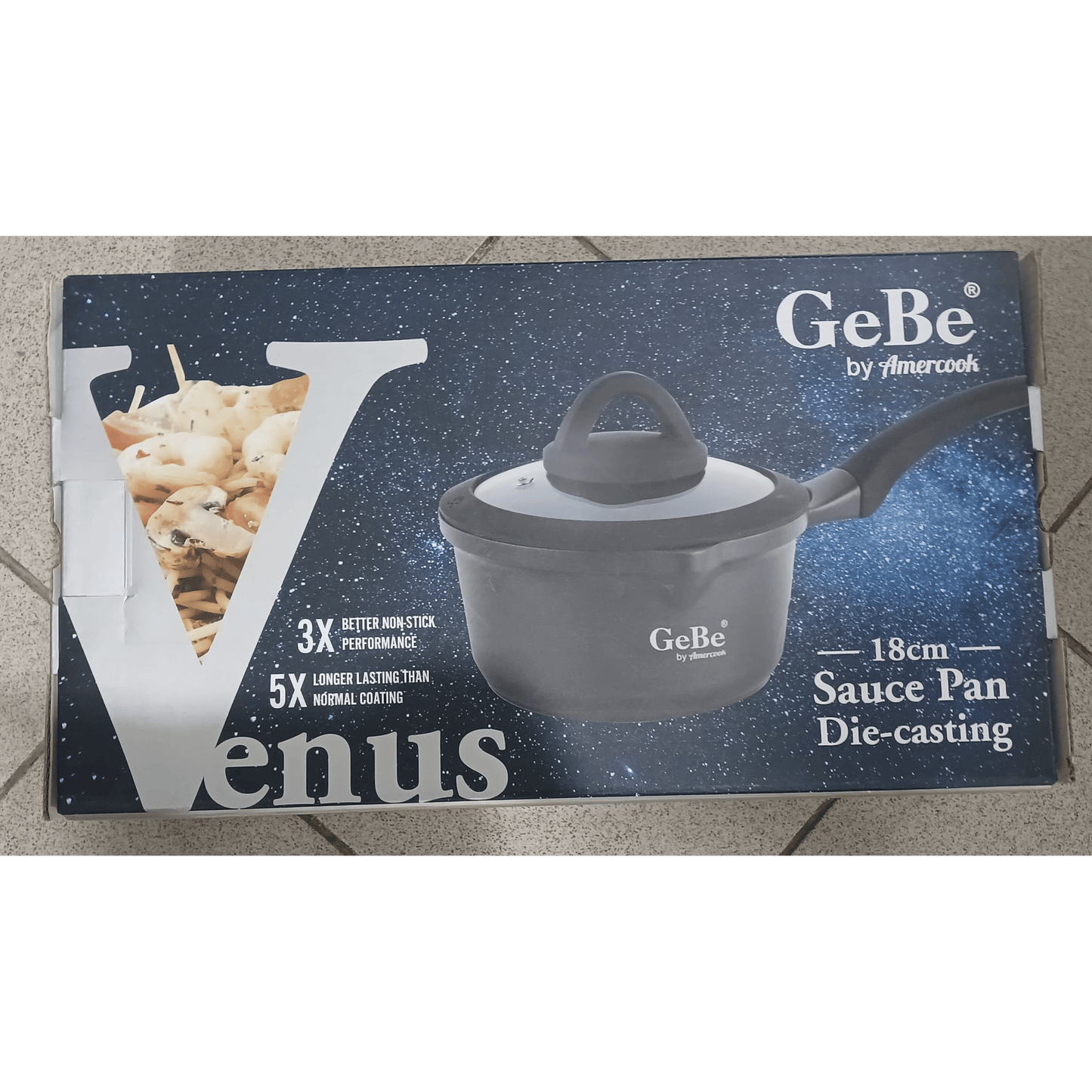 GeBe Venus 18cm Sauce Pan – Die-casting Non-Stick