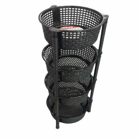 Stackable Plastic Storage Baskets